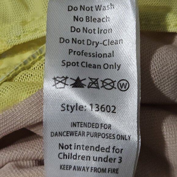 Weissman Wiggle Wiggle Wiggle Wiggle Wiggle Girls Size IC Us 7/8 Dance Costume - Picture 6 of 7